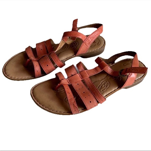 Born Women’s Sandals Size 10M | Strappy Leather, Open Toe, Chic + Comfy - Picture 2 of 13